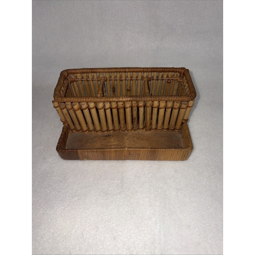 Bamboo Pen Organizer Holder Made In Philippines Desk Storage Office